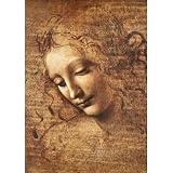 Leonardo Da Vinci (Female Head, La Scapigliata) Art Poster Print Art Poster Print - 11x17