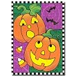 Happy Halloween Pumpkins Garden Flag