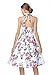 Yacun Women's Cocktail Vintage Dress Floral Party Rockabilly Swing Dresses