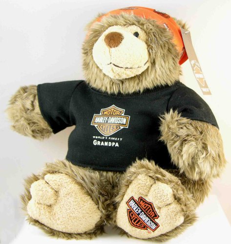 51k32pbjn1L Harley Davidson Harley Jr. Grandpa. Harley Teddy Bear with T shirt that reads Worlds Finest Grandpa. Measures 14 inches sitting. Authentic Licensed Harley Davidson. 20233