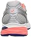 ASICS Women's Gel-Flux 3 Running Shoe, Silver/Blue Berry/Flash Coral, 8 M US