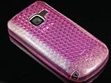 HOT PINK TPU Crystal Diamond Design Gel Skin Cover Case for Nokia C3 [In Tw ....