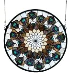 LAMPS BEAUTIFUL Tiffany Style Peacock Stained Glass Window by Meyda Tiffany--Excellent customer service--see our feedback.