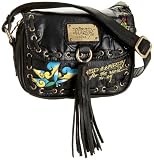 Ed Hardy Bitsy Shoulder Bag,Black,one size
