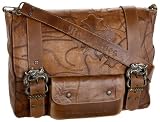 Mark Nason Double Dragon Buckle Messenger Bag