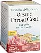 Traditional Medicinals Organic Throat Coat Herbal Tea, 16-Count Wrapped Tea Bags (Pack of 6)