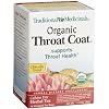 Traditional Medicinals Organic Throat Coat Herbal Tea, 16-Count Wrapped Tea Bags (Pack of 6)