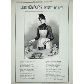 Nourriture 1890 de Boeuf d'Extrait de Advertisement Liebig Company