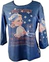 Victory "Sailor Girl" Patriotic Missy Shirt w/WWII image USA Made by FlagClothes