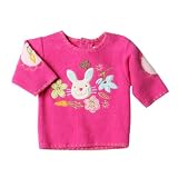 Zutano Fleece Garden Bunny Pullover, 0-6 Months by Zutano