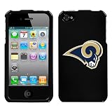 iPhone 4 St. Louis Rams Black Snap on Superior Hard Cover
