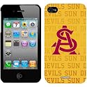 NCAA Arizona State Sun Devils Full Repeat iPhone 4 Case
