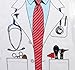 Impact Originals Men's White Doctor Costume T-shirt