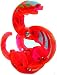 Bakugan B2 New Vestroia LOOSE Single Figure Pyrus Nova 12 (Red) TRANSLUCENT Abis Omega (Battlle Damaged) 730 G