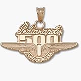 Indianapolis 500 5/8' 2009 Centennial Logo Pendant - Gold Plate Jewelry
