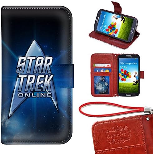 Samsung Galaxy S3 Mini Wallet Case, Twosin - StarTrek Premium PU Leather Case Wallet Flip Stand Case Cover for Samsung Galaxy S3 Mini with Card Slots