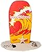 Boogie Board 33 Fiberclad Bodyboard - Durable Fiberclad Deck with Phuzion Core and Leash - Choose Your Graphics (Tidal Energy, Red)