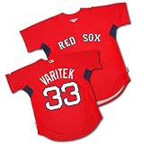 Boston Red Sox Jason Varitek Youth Replica COOL BASE Batting Practice Jersey