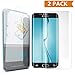 Galaxy S7 Edge Screen Protector, Enther 2 Pack [Full Coverage] Shatterproof Premium High Definition Shockproof Clear Screen Protector 0.1mm Thickness- Retail Packaging- w/ Warranty