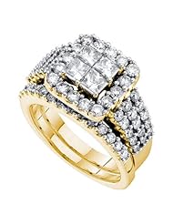 4.00CT-DIA INVISIBLE BRIDAL SET