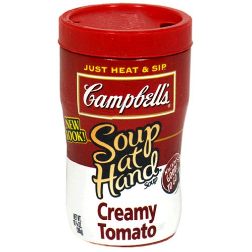 Campbell Soup At Hand Creamy Tomato, 10.75-Ounce Microwavable Cups (Pack of 8) by Cream Soups