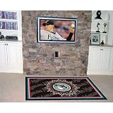 Miami Marlins MLB Floor Rug (5x8')