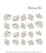 Fine Floral Lace Nail Wraps Art Water Transfer Decal 20pcs So Beautiful by NailiciousTen - ST8084