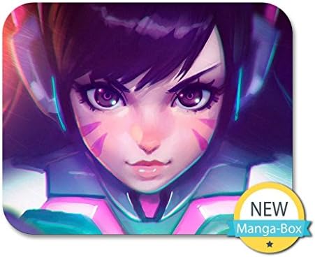 Overwatch Tracer D.Va Widowmaker Mei Symmetra Mercy Rubber Mouse Pad Mousepad with Designs 9.84"x7.87"