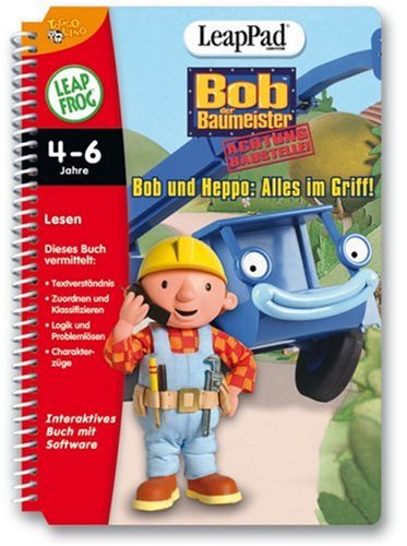 Childrens Toyshop  Spielwaren : LeapFrog 41287078 - LeapPad Bibliothek: Bob der Baumeister und Heppo