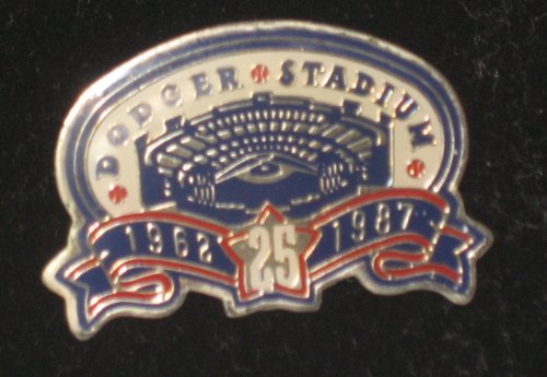 LA Dodger Stadium 25 Years Pin 1962 - 1987 Pin