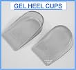 GEL HEEL CUPS, Mens, per Pair .  (P&P �0.99p Worldwide)