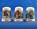 Porcelain China Collectable Thimbles - Set of Three Wind in the Willows