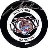 Mark Messier New York Rangers Autographed 75th Aniv. Puck