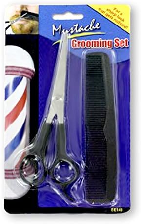 Mustache/Beard Scissors & Comb Grooming Set