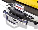 Go Rhino Dominator Receiver Mounted Hitch Step Bar 36" Wide - w/ Hitch Pin & Clip fits 2" Receiver HitchBlack Powder Coat