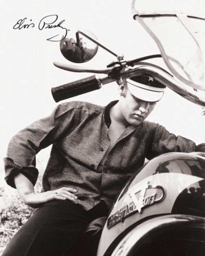 Empire Merchandising 522610 Elvis Presley - Harley Musik Legende Mini-Poster - Druck - Gr&ouml;sse 40 x 50 cm
