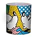 Enesco Disney by Britto Mickey and Minnie Love Mug, 4.25-Inch