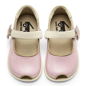 See Kai Run - Talia (Pink Peep Toe Shoe)