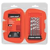 Black & Decker 16748 Bullet Rotary Masonry Drill Bit Set, 5-Piece