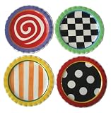 Home ETC 66835 Beyond Blossoms Plate, Set of 4