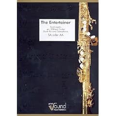 The Entertainer : f�r 2 Saxophone Partitur und Stimmen