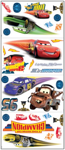 Blue Mountain Wallcoverings GAPP1779 Cars Victory Lane Self-Stick Room Appliqué