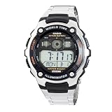 Casio Men's AE2000WD-1AV Silver-Tone Multi-Functional Digital Sport Watch B003DZDYSE