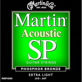 Martin MSP4000 Phosphor Bronze Extra-Light Strings