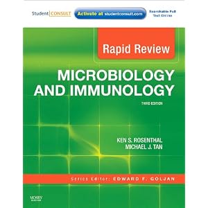 Click here to buy Rapid Review Microbiology and Immunology: With STUDENT CONSULT Online Access by Ken S. Rosenthal PhD and Michael J Tan MD FACP.