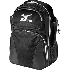 Mizuno Organizer G3 Batpack, Black/Black