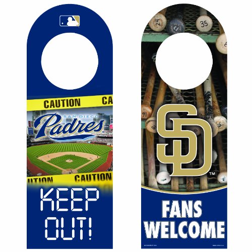 MLB San Diego Padres Wood Door Hanger
