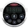 Clarion CMRC1-BSS Watertight Marine Remote Control with LCD Display (Black/Stainless Steel Bezel)