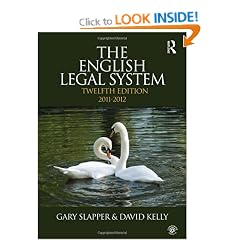 The English Legal System: 2011-2012