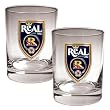Real Salt Lake Soccer 2pc Rocks Glass Set - Primary Team Logo MAJOR-LEAGUE-SOCCER Soccer